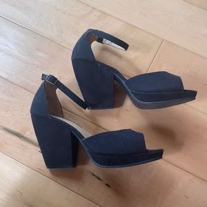 Urban Outfitters Chunky Black Heel